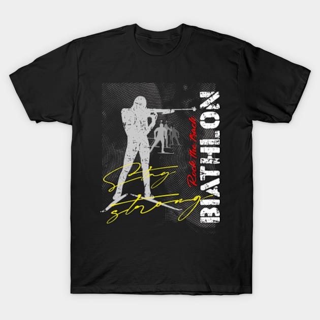 Biathlon Sport Sport Winter Sports T-Shirt by Hariolf´s Mega Store